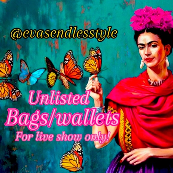 Unlisted Bags/Wallets  Brand,Color&Size will be Shown On Live Show! - Picture 1 of 2